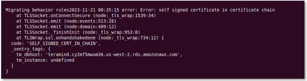 Other-AWS Self-Signed Certificate