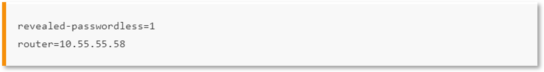 Automatically Log into the Revealed Agent (config file option)