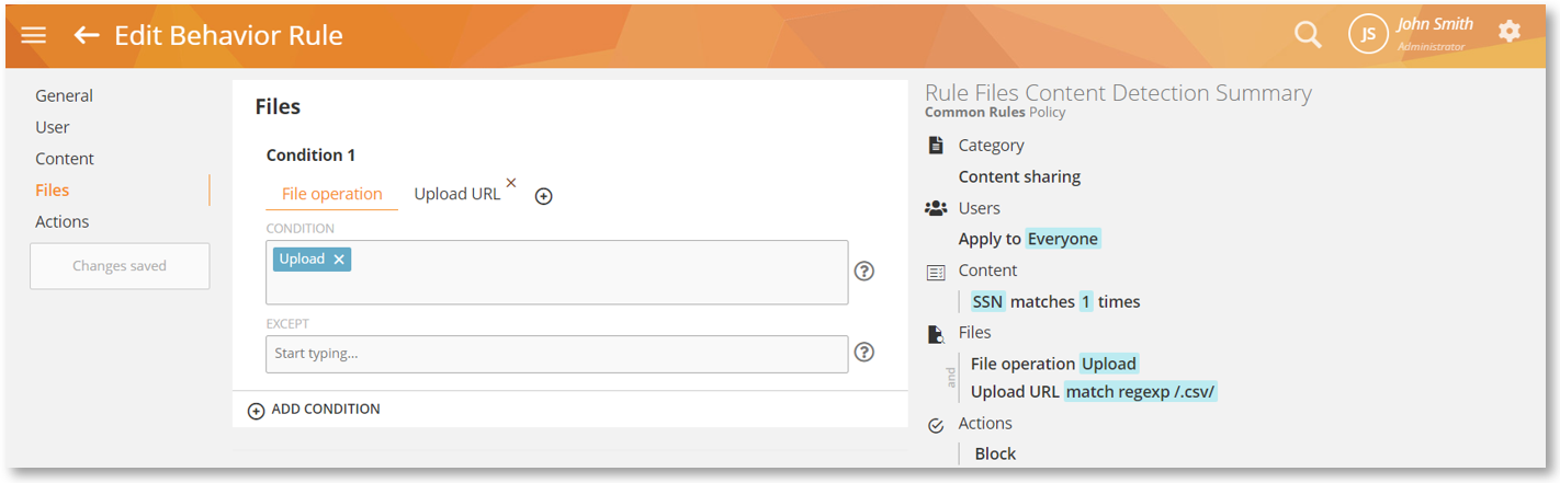 Prevent Data Leaks via CSV Files with the Files Content Sharing Rules