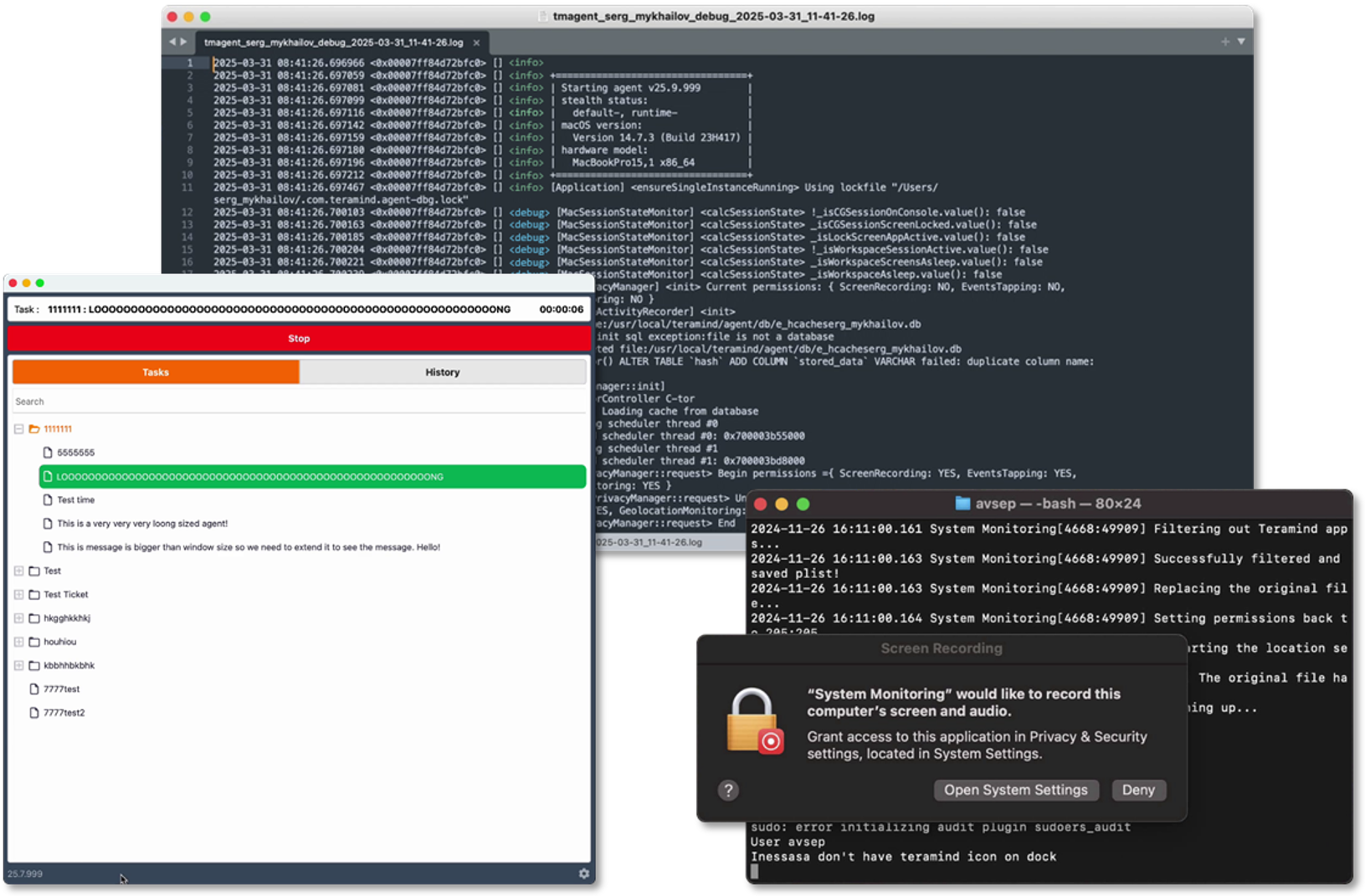Expanded Mac Agent Configuration, Usability and Uninstallation