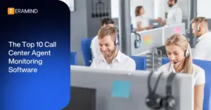 Call center agent monitoring software