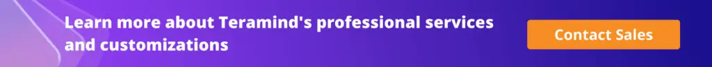 Contact Teramind sales about professional services